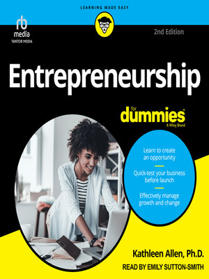 cover image of Entrepreneurship For Dummies